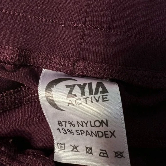 ZYIA Active Deep Purple Joggers Size Large - Picture 5 of 5